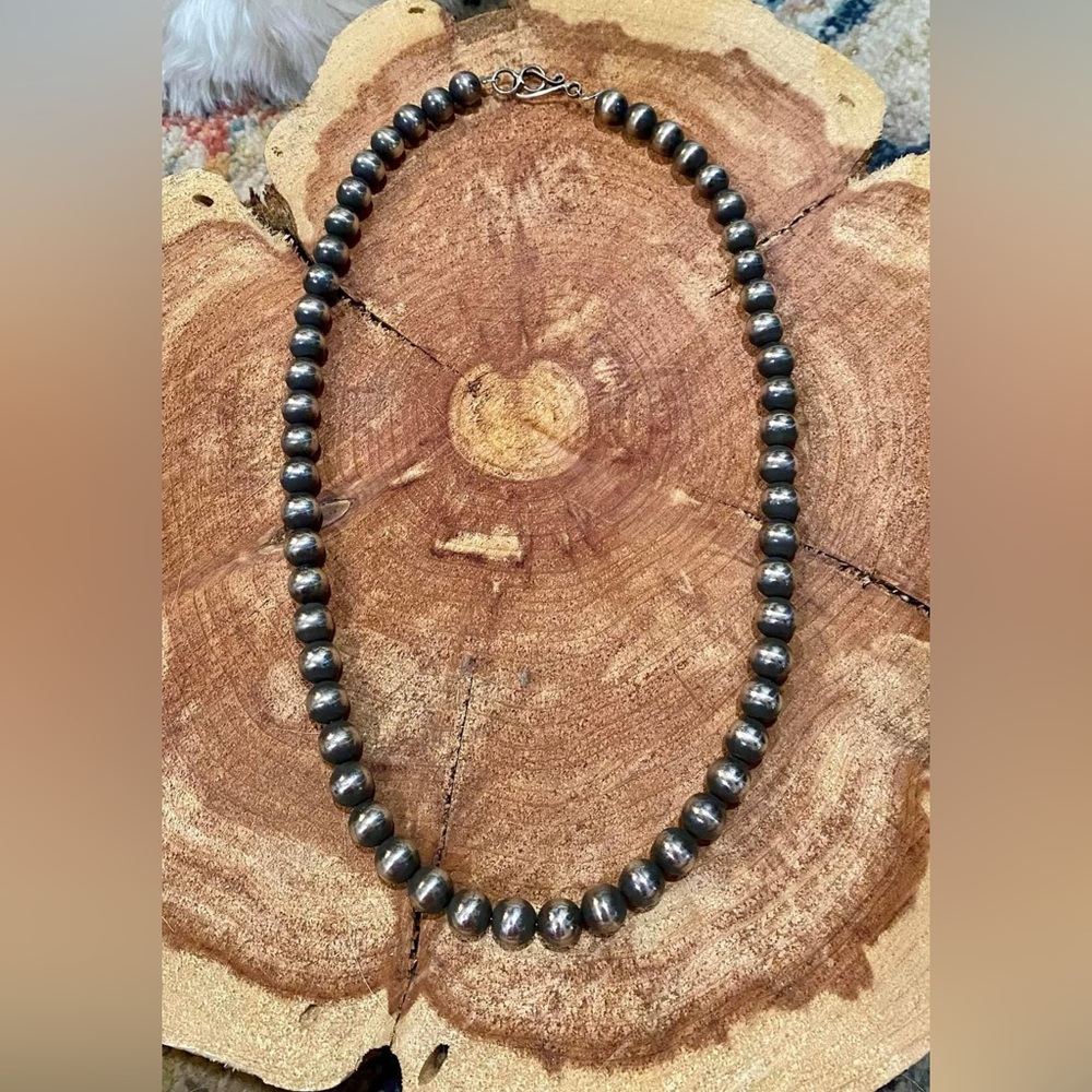 Bench made Navajo Pearls